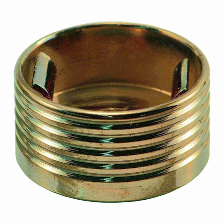 Midwest Fastener Hex Spoke Screw Cap, 1/4 in Dia, Black Chrome, Brass Plain, 6 PK 36801